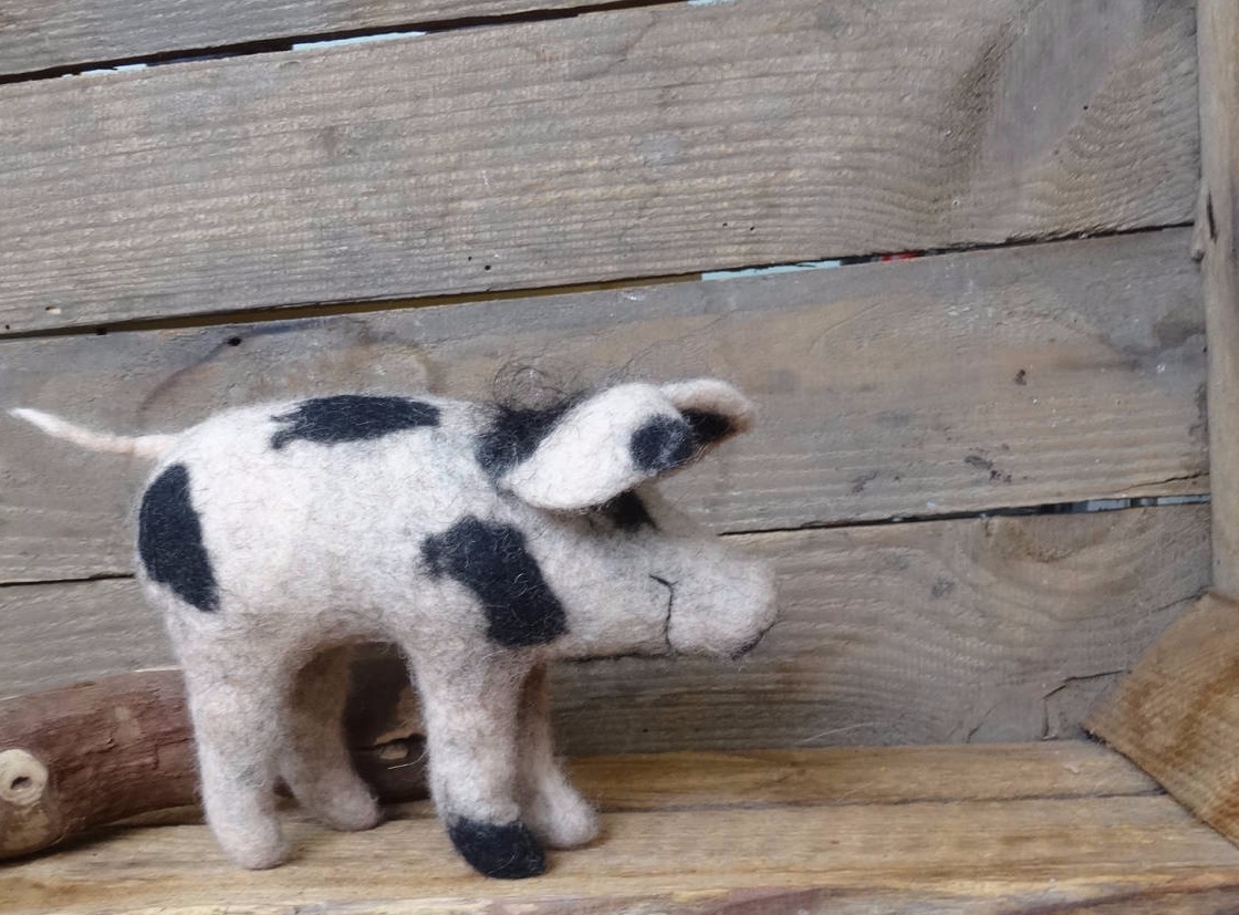 Kleines gefilztes Bentheimer Schwein